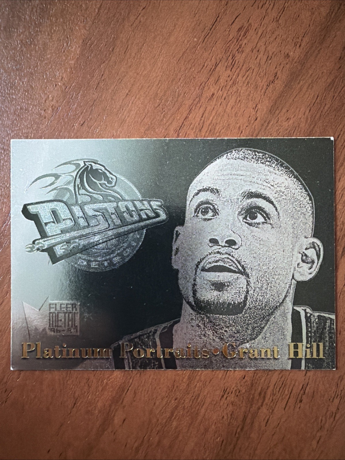 1996-97 Fleer Metal - Platinum Portraits Grant Hill #4