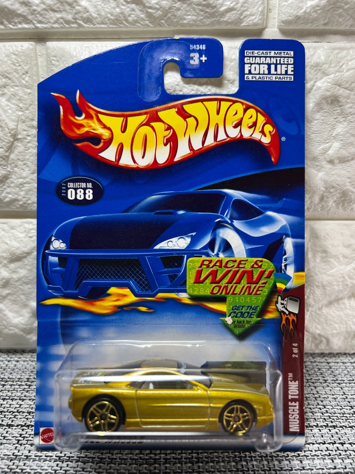 Hot Wheels Muscle Tone 2 of 4 2002 Collector No. 088 Gold