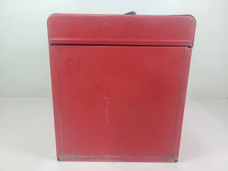 Homak Red Metal Tool Box (14.5"x10.5"x12") - Image 3 of 4