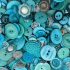 New! Incredible Mixed Lot TURQUOISE Premium Buttons All Sizes For Embellishments