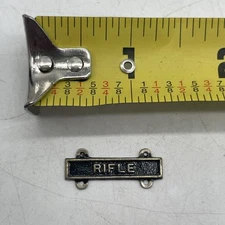 U.S. Army Marksman Rifle Bar Badge Metal Hanging A