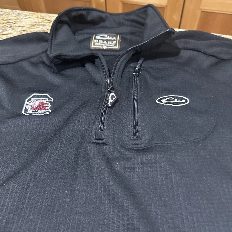 Drake South Carolina Gamecocks Sweatshirt Mens Quarter Zip Pull Over XL College - Image 4 of 4