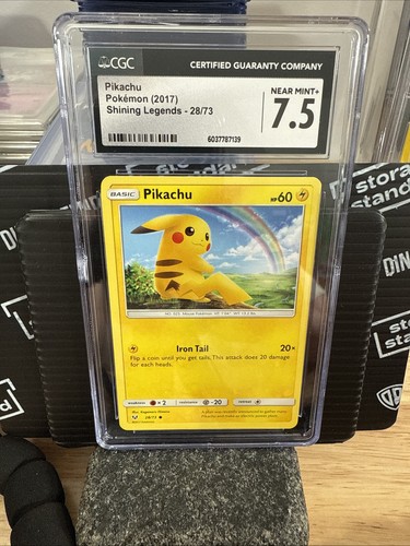 Pikachu graded CGC 7.5 for sale on eBay