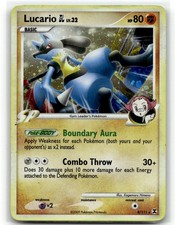 Lucario GL 8/111 Rare Rising Rivals Pokemon Holo MP on eBay