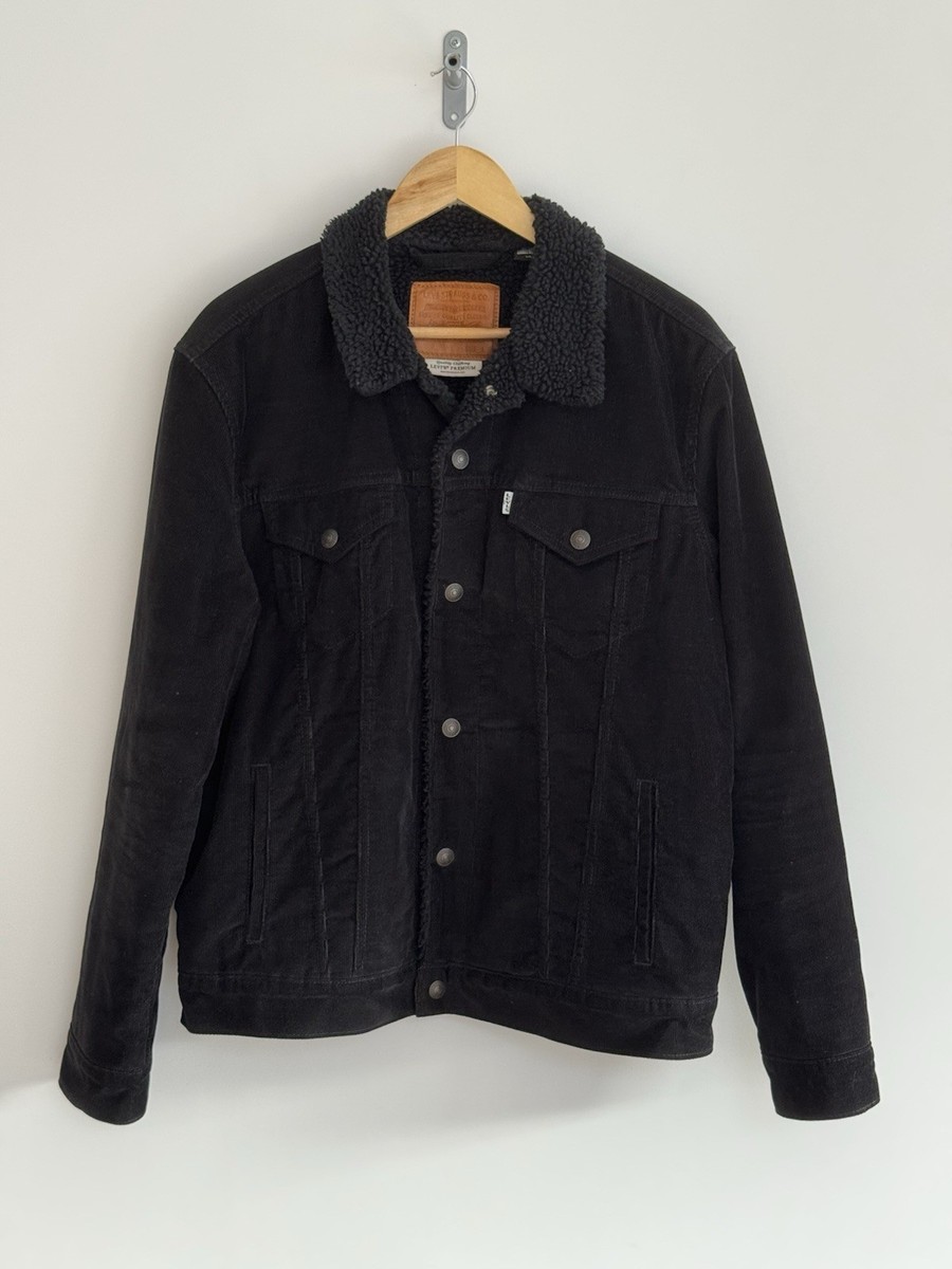 ジャケット・アウター Levi's SHERPA BLACK DENIM JACKET 1990s L 90s Sherpa Trucker Jacket - Black | Levi's® US