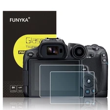 [Canon R7 Exclusive] Set of 2 Ultra-Thin Glass Screen Protectors for Canon EOS