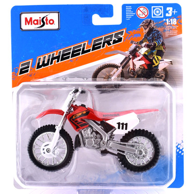 Maisto Honda CR250R Red 1:18 Diecast Dirt Bike Motorcycle NIB