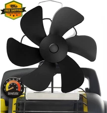 JossaColar Wood Stove Fan for Buddy Heater, Heat Powered Fireplace Fan
