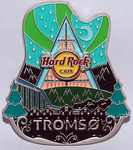 Hard Rock Cafe TROMSO Year 2022 City Icon Pin - Picture 2 of 2