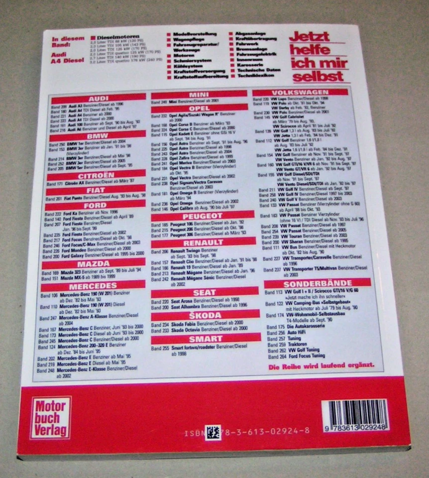 Manuale Di Riparazione - Audi A4 B8 Tipo 8K - Tutti I Modelli Diesel Dal 2007 - Immagine 2 di 2