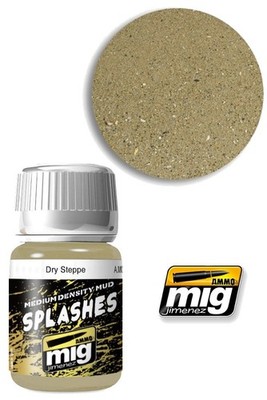 AMMO BY MIG JIMENEZ SPLASHES & MUD TEXTURE DRY STEPPE 1751 FARBEN