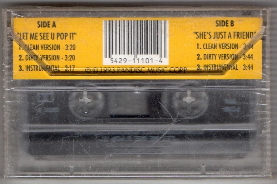 GET IT BOYZ Let Me See U Pop It SEALED Rap Tape Miami Nasty Bass Pandisc 1993 - Image 2 of 3