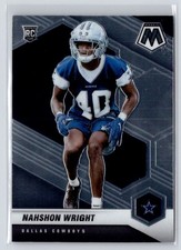 2021 Panini Mosaic #349 Nahshon Wright Rookie Dallas Cowboys
