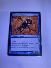 Wizards Consecrated Sphinx Mirrodin Besieged Mythic Regular Blue Creature 21