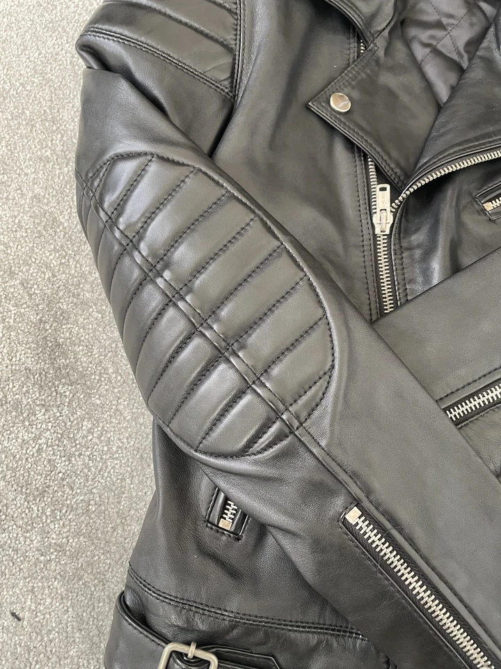 BLK DNM Excellent Condition Leather Jacket - Size XS  - Image 4 of 4
