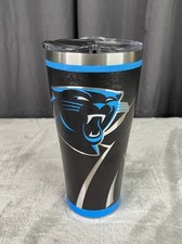 NFL Tervis Tumblers CAROLINA PANTHERS Rush 30OZ Stainless Steel Tumbler - BLACK