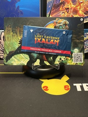 The Lost Caverns Of Ixalan Treasure Trove Box Topper SEALED Booster Pack