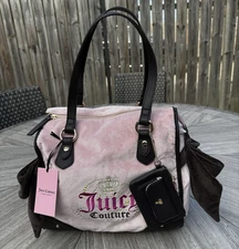 JUICY COUTURE DREAMY JUICY TOTE Pink new with tags Viral Women Exclusive