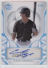 2024 Leaf Trinity Auto Platinum /49 Camden Kozeal Cam Kozeal #BA-CK1 Auto 9cf