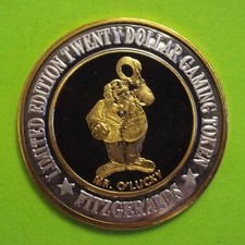 $20 Silver Strike FITZGERALDS Casino Hotel - Leprechaun MR. O'LUCKY - Las Vegas