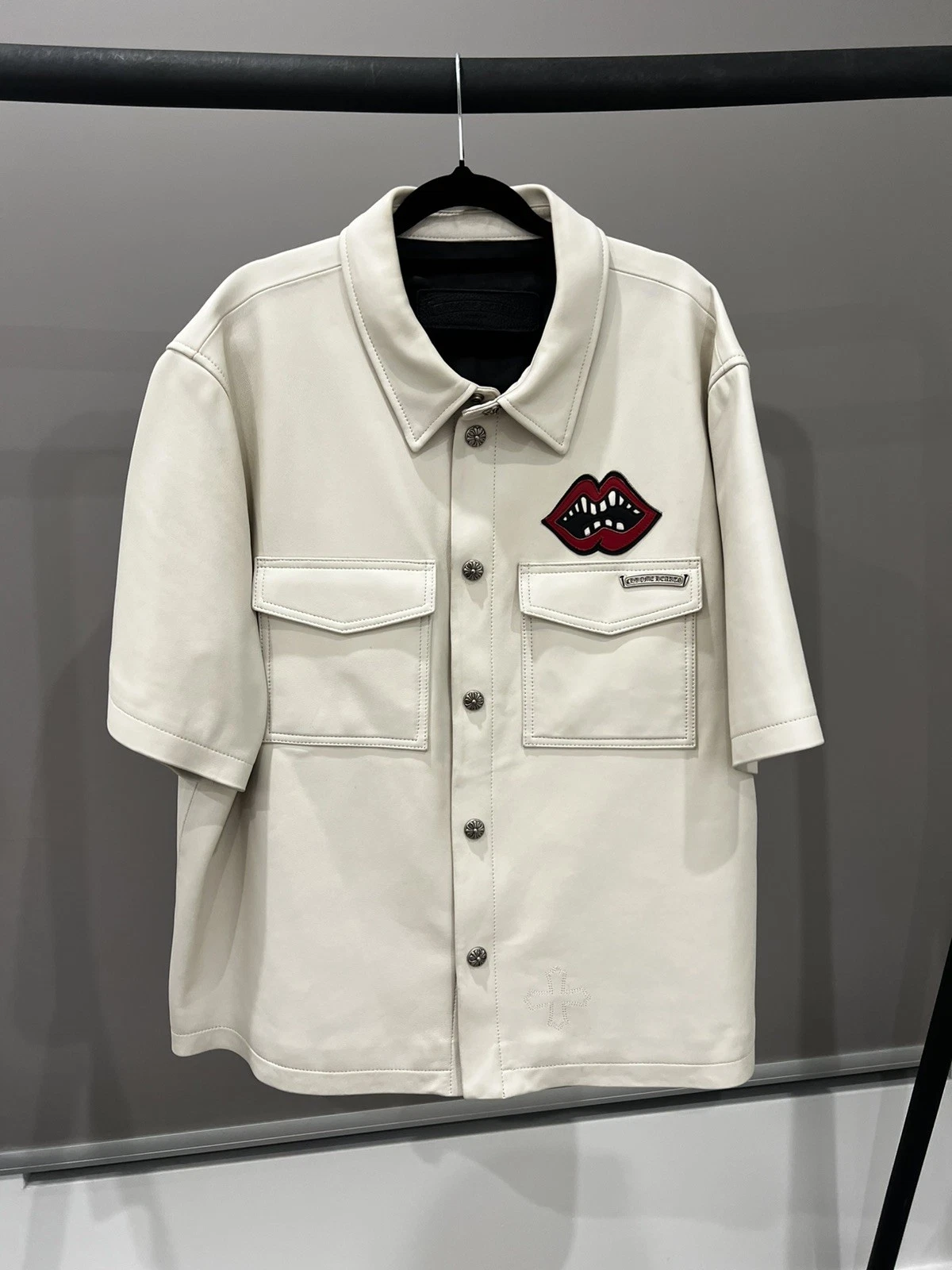Chrome Hearts Leather Shirt
