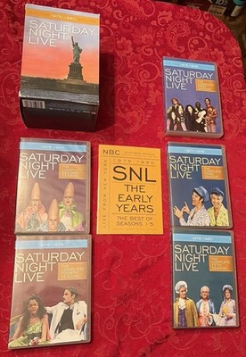 Saturday Night Live 1975-1980 Complete First Five Seasons 1-5 DVD Set USED