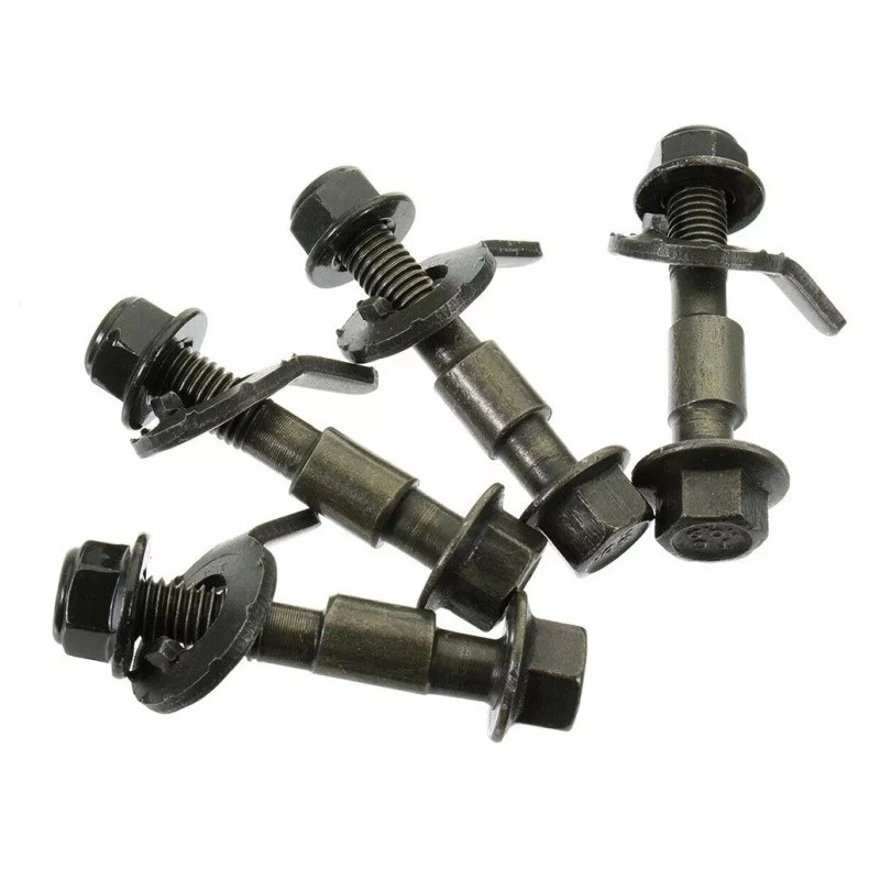 Kit de pernos de leva de alineación de ruedas traseras de 12 mm de 4 piezas para pernos de inclinación ajustables para vehículos Foto 2 de 4