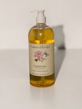 CRABTREE EVELYN Summer Hill BATH SHOWER GEL 1000ml 33.8 OZ BIG PUMP BOTTLE