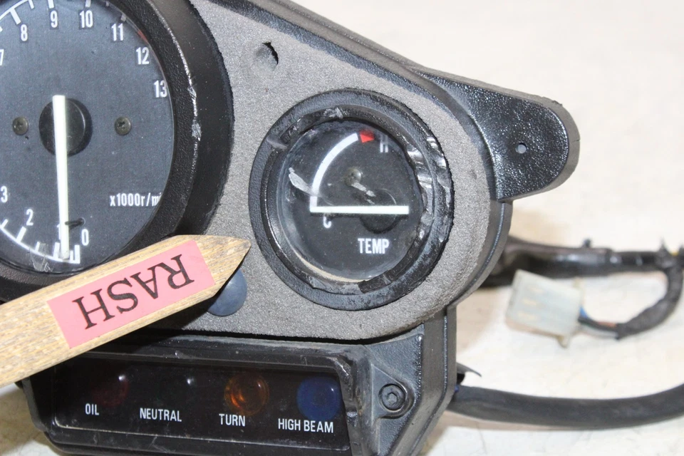 1996 Yamaha FZR600R OEM SPEEDO TACH MEDIDORES DISPLAY CLUSTER VELOCÍMETRO - Imagem 3 de 4