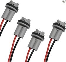 T15 Bulb Socket Pigtail Wiring Harness Adapter, Pre-Wired Connector Size: 4PCS