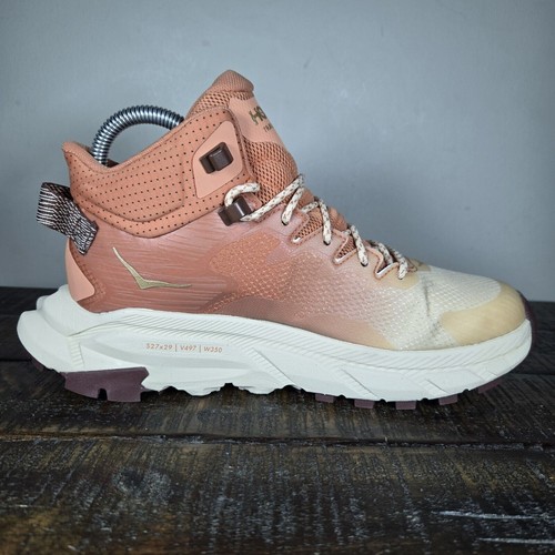 Hoka One One Trail Code GTX Womens Size 7 B Hiking Shoes Sun Baked Shortbread - Picture 8 of 12