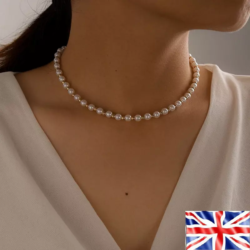 Pearl space necklace outlet