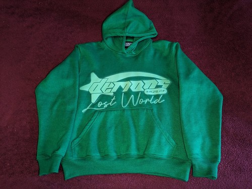 Demons Basement Lost World S Green Hoodie Hooded Sweatshirt Anime Demons