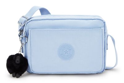 kipling Basic Abanu Crossbody Bag M Umhängetasche Tasche Cloudy Sky Blue