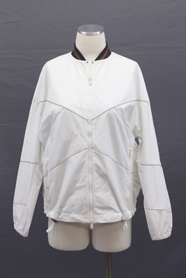NWT $2995 Brunello Cucinelli Women Sparkly 3-Tone Monili Beaded Jacket 42/M A186