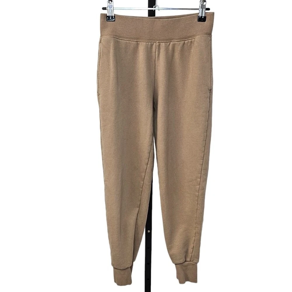 Aritzia TNA Cozy Fleece Boyfriend Cuffed Sweatpants Mid Rise