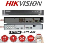 HIKVISION 4MP Turbo HD DVR 4/8/16CH 4MP HD 4K 4in1 HDTVI/AHD/CVI/CVBS/IP HDMI UK