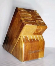 Wusthof 13 Slot Knife Storage Block, Acacia