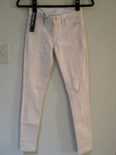 BLANK NYC "The LowDown" Ivory/White Low Rise Skinny Jeans SZ 24 NWT!