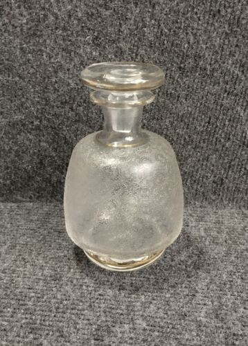 Ancienne Carafe Cristal à Décor Dégagé à L'acide Baccarat St Louis - Imagen 1 de 16