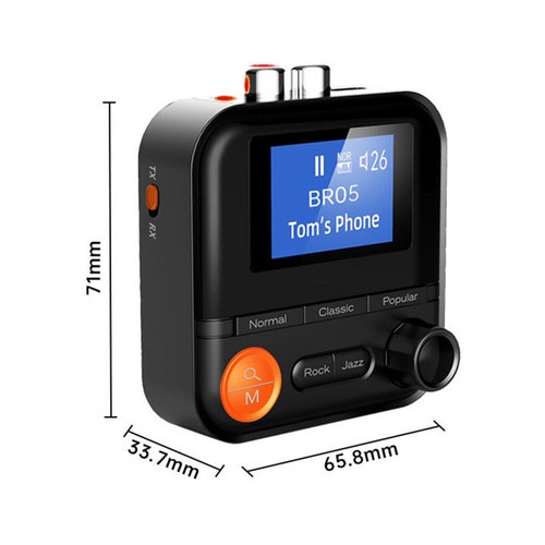 Sound Receiver Bluetooth-Compatible 5.2 Wireless AUX 2RCA TF for TV/Computer - Afbeelding 10 van 12