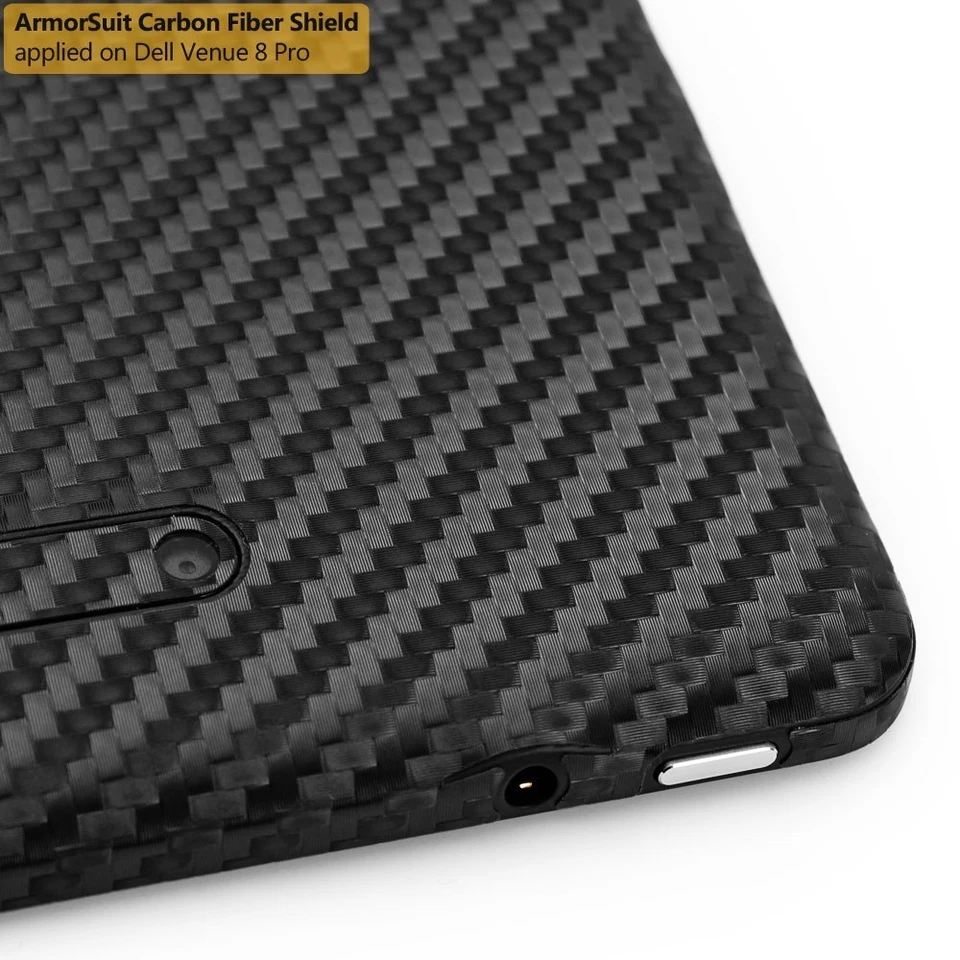 ArmorSuit MilitaryShield Dell Venue 8 Pro Screen Protector + Black Carbon Skin - Image 4 of 4