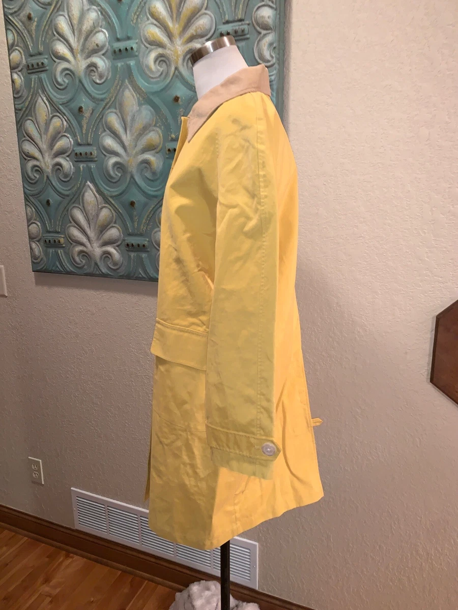 Isaac Mizrahi Target 20th Anniversary Yellow Trench Long Coat Size