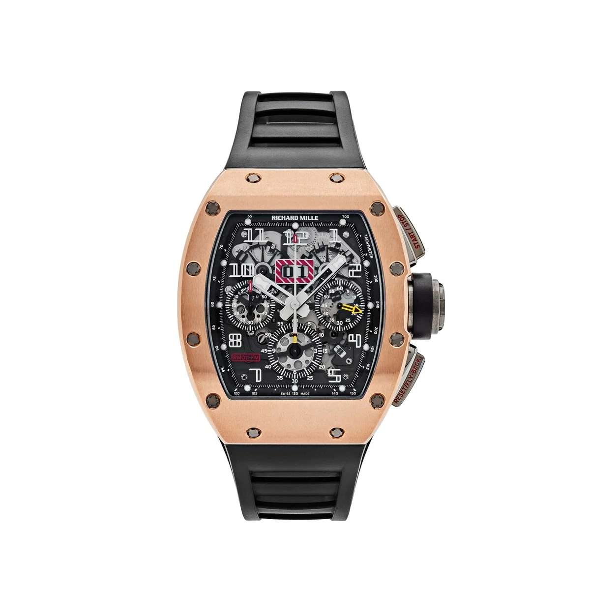 rose gold richard mille watch