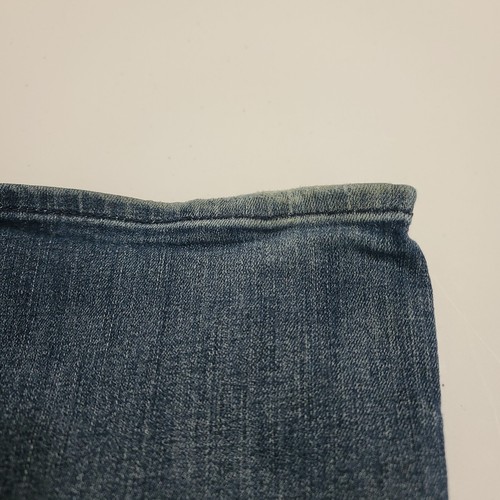 7 For All Mankind A Pkt Bootcut Jeans Men's Size 34x33 Distressed Denim - Picture 20 of 20