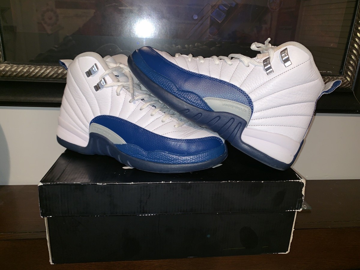 Air Jordan Retro 12 XII French Blue TAXI COOL GREY OVO GYM RED