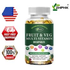 Fruits and Veggies 60 Softgels Balance of Daily Nature Fruits & Vegetables Caps