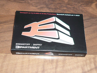DAS DEPARTMENT BRENNSTOFF SNIPPET MC KASSETTE MIXTAPE DJ B-SIDE Sera Finale