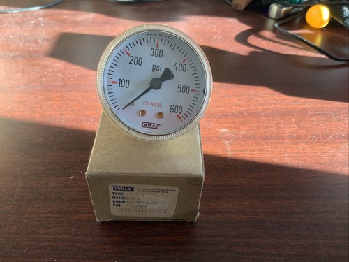 (NOS) WIKA 111.11 2" 30psi 1/4" NPT Pressure Gauge - P/N 4320166 - Picture 1 of 3