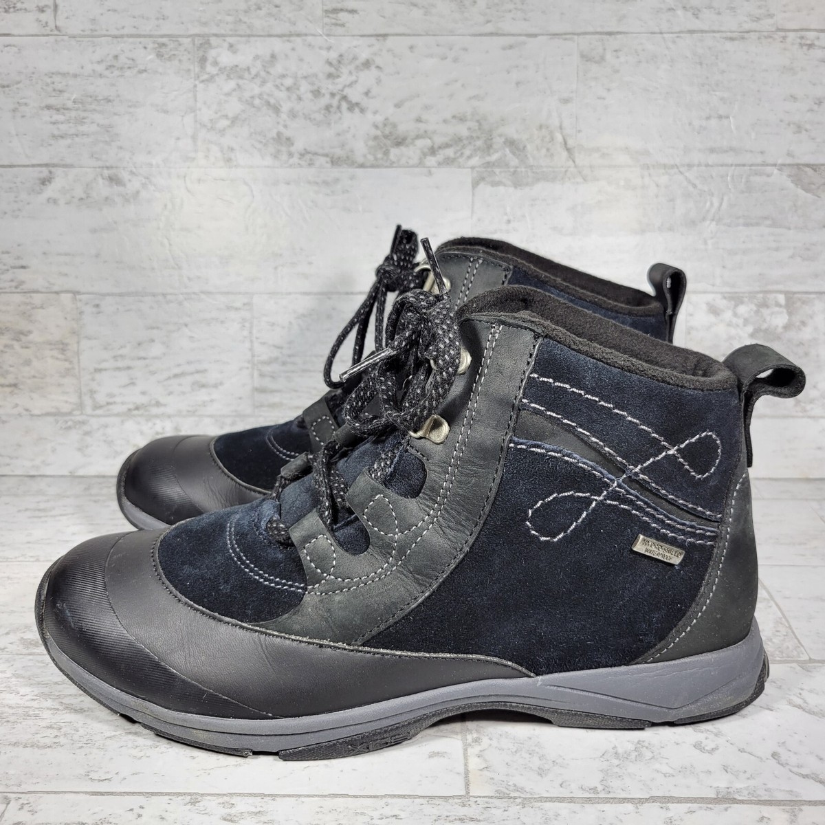 Rockport Hydro-Shield Black Leather Water Resist Boots Size 10 Rockport Boots Mens Size 6W Black Leather Hydro-Shield M3388  main image 3